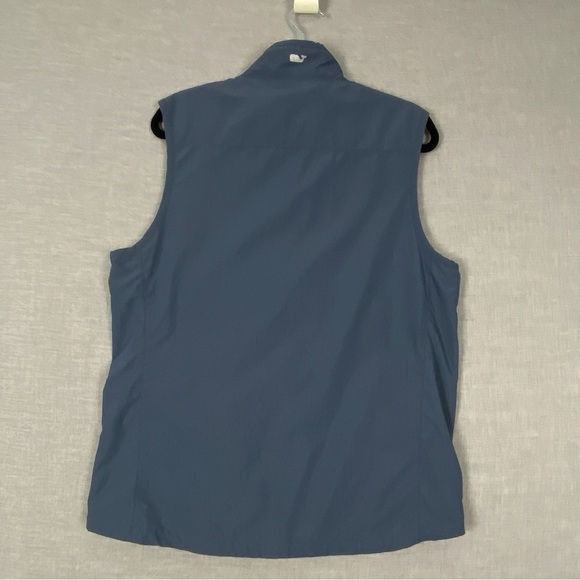 Vineyard Vines Sleeveless Vest Sz Small Steel Blue - Picture 2 of 10